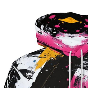 Professionnel numérique imprimé Sublimation impression complète sweat à capuche décontracté hommes Hip Hop Street Wear basiques sweats à capuche Fo garçons - Product Image 4