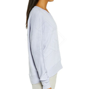 Factory Direct Online Sale Custom Designed Women's Streetwear Sweatshirts New Arrival Printed Knitted Fabric Winter <b>Front</b> - Product Image 4