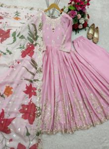 Vente en gros personnalisé fait à la main pour femmes vintage fête modeste robe réversible en polyester - Product Image 4