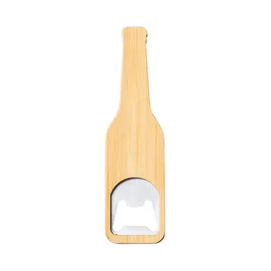 Apribottiglie Personalizzato in Bambù Mirza, Elegante Cavatappi Gadget - Product Image 4