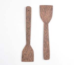 Vente en gros au Vietnam ensemble de spatules en bois de noix de coco 100% adapté aux ustensiles de cuisine Collections - Product Image 3