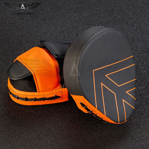 แผ่นซ้อมชกมวยหนัง PU คุณภาพสูงสุด สีดำส้ม รูปทรงต่างๆ จากผู้ผลิตที่ดี - Product Image 2