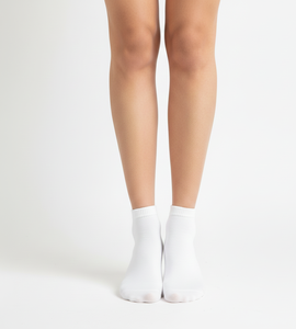 Chaussettes mi-hautes décontractées pour femmes, conçues avec du coton doux, respirantes, extensibles, longueur cheville, pour un confort quotidien - Product Image 2