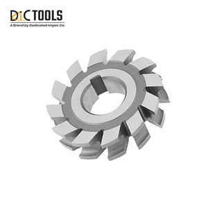 Fraises en bout concaves HSS tige de 8mm, revêtement TiN/AlTiN - Product Image 2