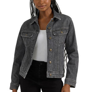 Nouveau design de vestes en jean pour femmes veste en jean respirante à manches longues coupe-vent pour femmes personnalisée - Product Image 1