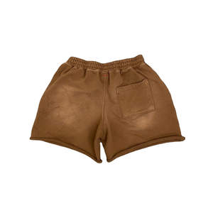 Shorts de sport pour hommes de qualité supérieure, lavage à l'acide, logo personnalisé, vente en gros, délavé, 100% coton, pantalon de jogging d'été, poches solides - Product Image 3