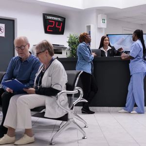 Sistema di gestione code con display LED - Display rosso a 2 cifre per chiamate wireless per negozi, uffici e farmacie - My Turn - Product Image 3