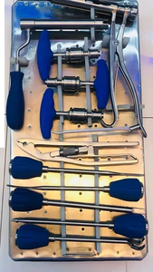 2025 Nuevo Set de Instrumentos Quirúrgicos Ortopédicos Veterinarios para Cirugía Ósea Manual, Placas de Bloqueo Multi-axiales 2.5/2.7, Set para Columna Vertebral, Clase I - Product Image 4