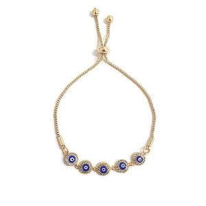 สร้อยข้อมือแฟชั่นทองเหลืองแท้มีเสน่ห์ - Product Image 1