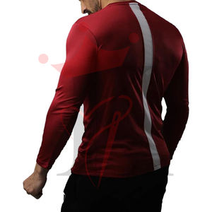 เสื้อยืดคอกลมแขนสั้นผ้าฝ้ายใยไผ่ถักคุณภาพสูงสำหรับผู้ชาย ระบายอากาศได้ดี แห้งเร็ว ขายส่งราคาถูก - Product Image 2