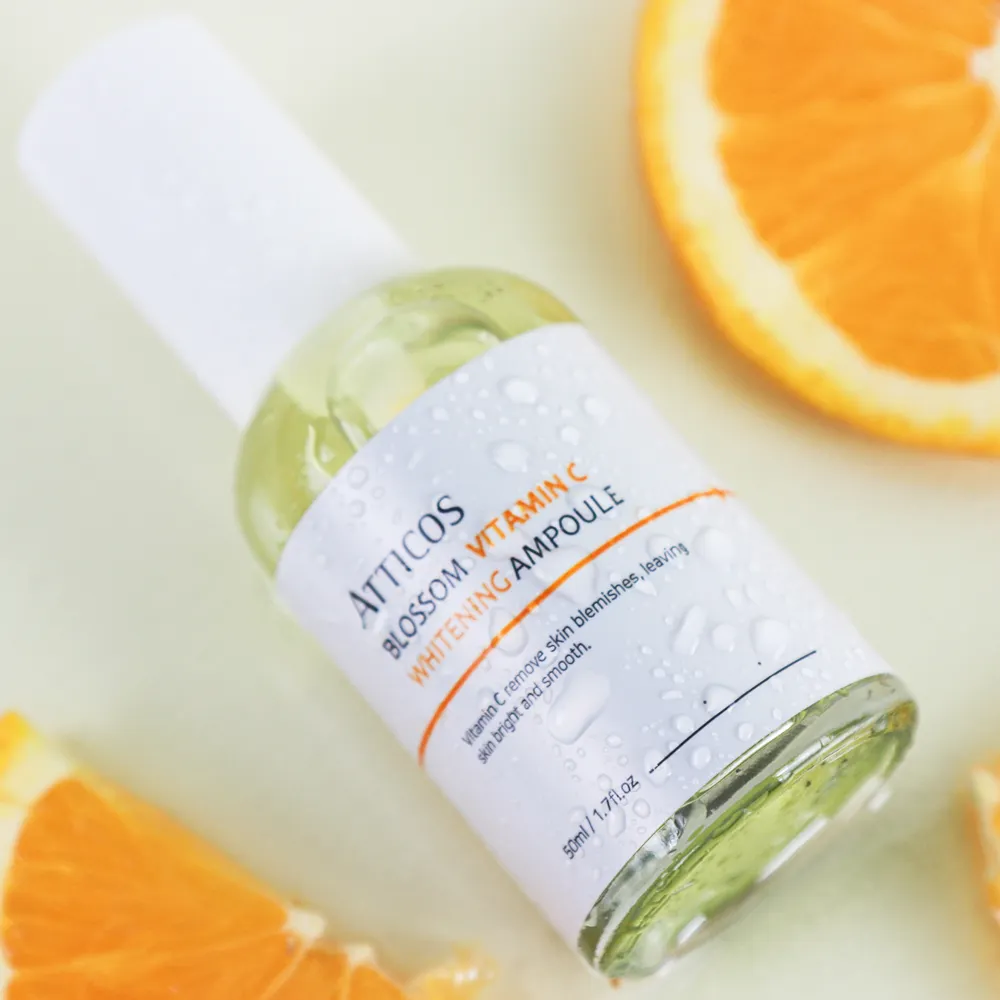 ATTICOS Blossom vitamina C sbiancante ampolla Anti-invecchiamento VC viso essenza per la cura della pelle sbiancante vitamina C viso