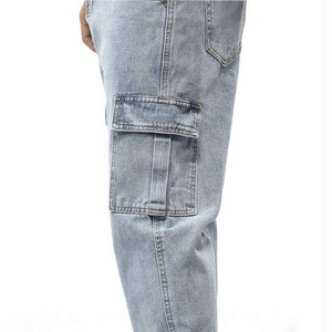 Competitive Price Wholesale Fashionable Classic Winter Washed Denim <b>Jeans</b> Straight Fit <b>Super</b> <b>Stretch</b> Custom OEM Pants - Product Image 4