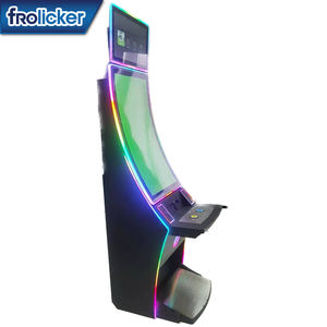 FRO FRO-022-43C Machine de jeu populaire verticale avec moniteur tactile incurvé 43" + 24" et boutons poussoirs, noir, 110V/220V - Product Image 2