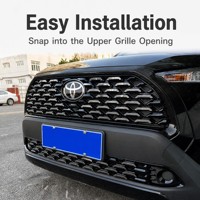 Grille supérieure avant en maille pour Toyota RAV4, compatible avec les modèles 2019-2025
