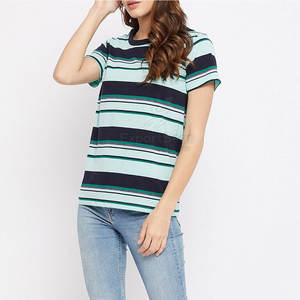 Camiseta informal de tacto suave Trajes diarios elegantes Camiseta informal de algodón ligero para un uso cómodo - Product Image 4