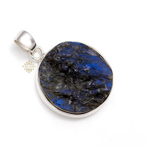 Collier pendentif en labradorite, magnifique pierre précieuse, bijoux en argent, pendentif en pierre précieuse, pendentif porte-bonheur, 925 argent massif, naturel, de bonne qualité - Product Image 1