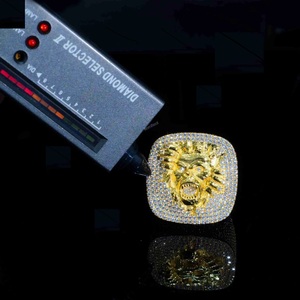 แหวนเพชร VVS CZ สีเงินสเตอร์ลิง925ฮิปฮอปดีไซน์ไม่ซ้ำใครสำหรับผู้ชายผู้หญิงเครื่องประดับที่ดีสำหรับใส่ไปงานครบรอบ - Product Image 5