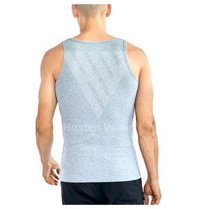 Nouveau débardeur d'été sans manches pour homme, personnalisé, conception OEM, col rond, en vente - Product Image 6