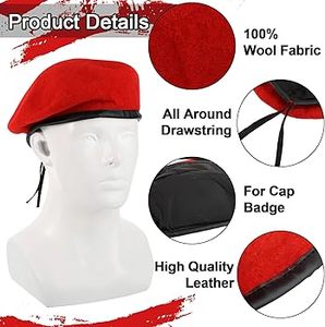 Bérets uniformes pour l'entraînement des cadets, les programmes de scouts, les projets d'uniformes institutionnels et l'exportation en gros - Product Image 5