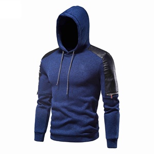 Último nuevo chándal ropa de invierno para hombres 100% algodón polar cremallera Sudadera con capucha conjunto de pantalones correr Jogging desgaste logotipo personalizado - Product Image 5