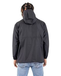 Custom Windbreaker <b>Jacket</b> for <b>Men</b> Lightweight Waterproof <b>Pullover</b> with Hood OEM Streetwear Supplier - Product Image 2