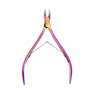 Tondeuse à ongles en titane Alicates Cuticules avec logo privé personnalisé Ensemble de ciseaux Coupe-ongles Meilleure vente Pince à cuticules professionnelle pour ongles - Product Image 2