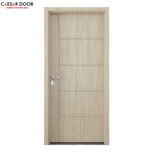 Nouvelle conception de porte insonorisée imperméable anti-termites en WPC pour salle d'entrée, noyau en bois WPC creux pour salle de bain et toilettes - Product Image 2