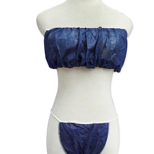 Offre spéciale Ensemble de sous-vêtements jetables personnalisés pour femmes Soutiens-gorge et string jetables Culottes pour spa Culottes jetables - Product Image 6