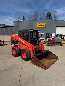 Chargeuse compacte sur chenilles Kubota SVL97-2, faible nombre d'heures, moteur diesel 96 CV, hydraulique à haut débit, machine d'origine japonaise Kubota - Product Image 2
