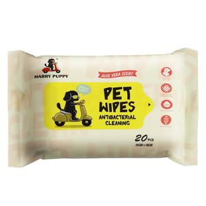 Lingettes humides antibactériennes douces pour animaux de compagnie, 20 unités, pour usage domestique - Product Image 1