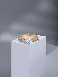 Bague de fiançailles en or massif 10K 14K 18K de qualité supérieure, 0,50 ct, diamant de laboratoire, bague de demande en mariage pour femmes, coupe ronde, fournisseur en gros - Product Image 3