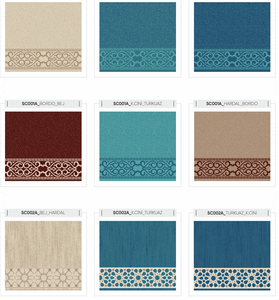 Alfombra Adiva para Oración, Diseño Moderno Floral, Pelo Alto, Base Acolchada de Yute, Hecha en Gaziantep, Poliéster para Sala de Estar - Product Image 1