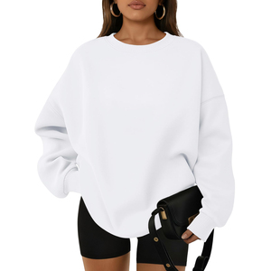 Sudaderas de Moda para Mujer, Estilo Urbano, Nueva Colección de Invierno, Sudadera Holgada de Felpa, Sudadera con Capucha Extra Grande para Mujer - Product Image 1