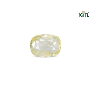 Zafiro Amarillo Natural de 3 Quilates (Pukhraj) - Corte Esmeralda Facetado, Piedra Suelta, Material de Gema, Alejandrita, Peridoto, Aguamarina Roja - Product Image 1