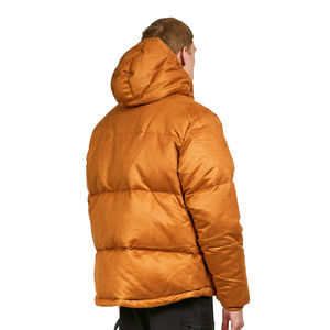 Chaqueta con burbujas de nailon personalizada con precio al por mayor, chaquetas acolchadas con capucha extraíbles brillantes de invierno para hombre - Product Image 3