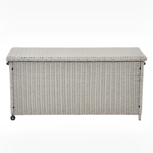 Nouvelle arrivée panier d'armoire tissé en rotin avec roues forgées pour le stockage de jouets de décoration de maison multi-usages - Product Image 2