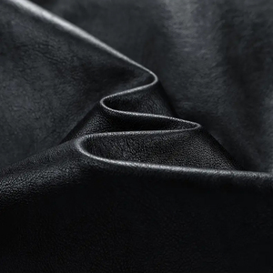 เสื้อแจ็คเก็ตหนังแท้ทรงสลิมฟิตสำหรับผู้ชาย รุ่น Twill Sports TS-1209 สีดำ ปี 2026 คอตั้งแบบปรับได้ ระบายอากาศดี สวมใส่สบาย ขายดี - Product Image 5