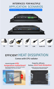 Mini PC Industrial Integrado X86 Sin Ventilador con Doble LAN, 6 COM, <span class=keywords><strong>Intel</strong></span> I5 1135G7/I7 <span class=keywords><strong>1165G7</strong></span>, DDR4, HD, VGA, LVDS, de Alta Calidad - Product Image 6