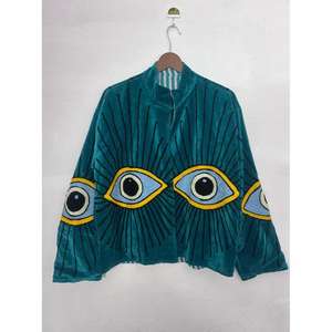 Veste Suzani colorée de qualité pour un usage décontracté ou formel, parfaite pour toutes les saisons, disponible à un prix attractif. - Product Image 1