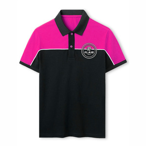 Offre Spéciale hommes 100% coton pour Polo T-Shirt personnalisé bonne qualité couleur unie Style décontracté motif 180g tissu poids avant - Product Image 6