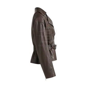 Oem Service Chaquetas de cuero para mujer Último diseño Chaquetas de cuero para mujer Low Moq Chaquetas de cuero para mujer Poliéster de alta calidad - Product Image 3