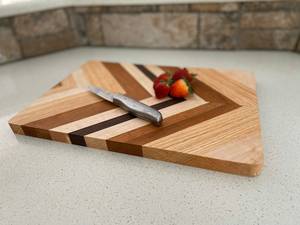 Planche à découper et plateau de service en bois Forme rectangulaire durable 12mm d'épaisseur - Product Image 4