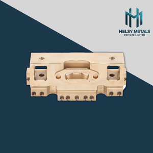 High Precision VMC Machined Brass Linear <b>Guide</b> Housing for Industrial Automation and Precision Linear Motion Assemblies - Product Image 1