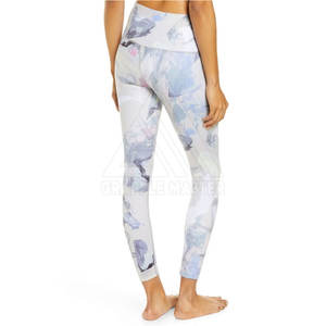 2024 Top Trending Super Soft Lightweight Solid <b>Pattern</b> Yoga <b>Leggings</b> for <b>Women</b> Elastic Waist Mid-Waist for Outdoor Activities - Product Image 3