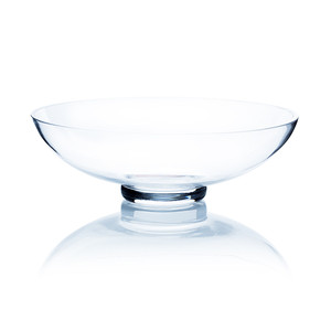 VBW4002 - แจกันแก้วทรงเตี้ยใส - 11 x 4 - Product Image 1