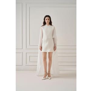 Robes décontractées Offre Spéciale Mini robe écologique élégante JILNA EMB sans manches avec étiquettes personnalisées Robes pour femmes de la marque WhiteAnt - Product Image 1