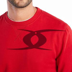 Gran oferta, sudadera térmica de lana de algodón con logotipo personalizado para hombre, sudaderas con capucha con estampado de tela de cuello redondo de invierno de algodón 100% - Product Image 4