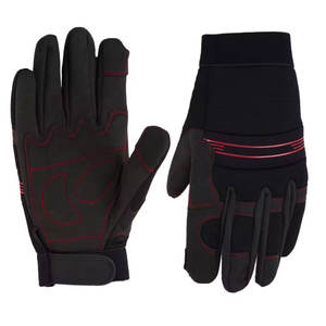 Gants de travail de sécurité de qualité supérieure pour hommes et femmes pour la construction en cuir de vachette à bas prix - Product Image 5