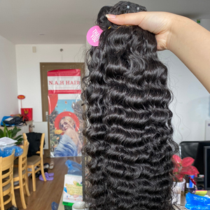 Extensiones de cabello Remy alineadas con cutícula de onda natural virgen cruda de fuentes vietnamitas y camboyanas Tejido de cabello - Product Image 1