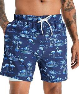 Quick Dry <b>Swim</b> Surf Beach <b>Board</b> <b>Shorts</b> for Men Custom Logo Summer Wear Mesh Lining Elastic Waist Surf <b>Trunks</b> - Product Image 4